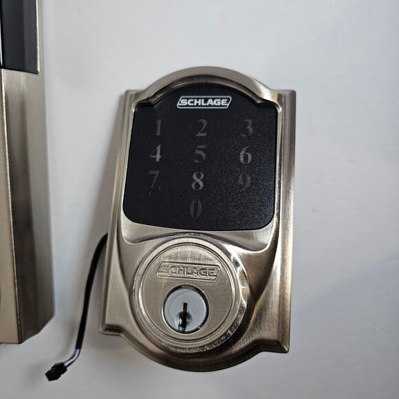 Schlage Encode Plus Camelot Touchscreen Electronic Deadbolt WiFi #BE499WBCAM619 - Picture 3 of 10